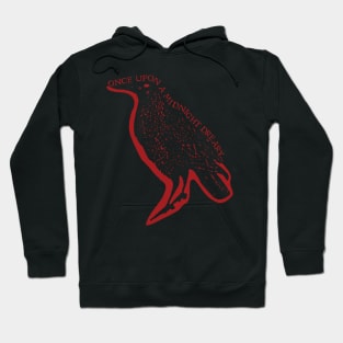 Midnight's Melancholy: Edgar Allan Poe's 'The Raven' Gothic Design Hoodie